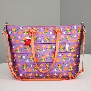 HARVEYS SEATBELT WALT DISNEY WORLD 50th ANNIVERSARY ORANGE BIRD STREAMLINE TOTE